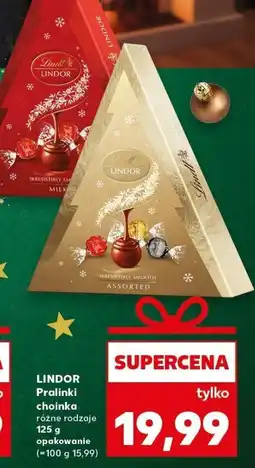 Kaufland Czekolada Lindor Pralinki choinka różne rodzaje oferta