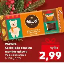 Kaufland Czekolada Wawel zimowa mandarynkowa oferta