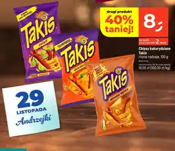 Dealz Chipsy kukurydziane Takis różne rodzaje, 100 g oferta