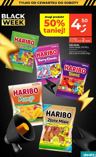 Żelki Haribo Złote Misie 140-185g