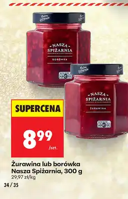 Biedronka Żurawina Nasza Spiżarnia oferta