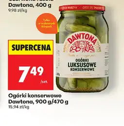 Biedronka Ogórki konserwowe Dawtona oferta