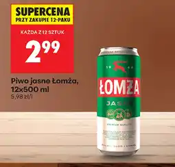 Biedronka Piwo Łomża oferta