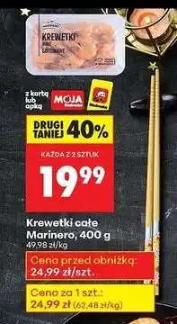 Biedronka Krewetki białe gotowane Marinero oferta
