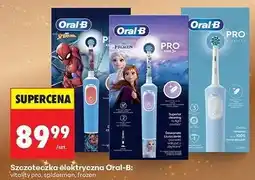 Biedronka Szczoteczka do zębów z etui spiderman Oral-B Pro 3 oferta
