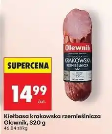 Biedronka Kiełbasa krakowska rzemieślnicza Olewnik oferta