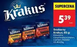 Biedronka Snakersy z serem cheddar Krakus Animex oferta