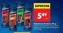 Biedronka Kabanosy jalapeno Krakus Animex oferta