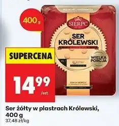 Biedronka Ser królewski plastry Sierpc oferta