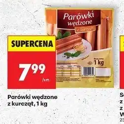 Biedronka Parówki wędzone z kurcząt Konspol oferta