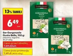 Biedronka Gorgonzola łagodna Gustobello oferta