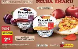 Biedronka Jogurt szarlotka Fruvita Skyr oferta