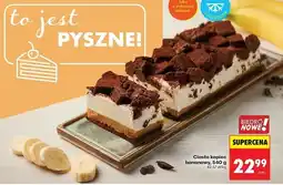 Biedronka Ciasto kopiec bananowy oferta