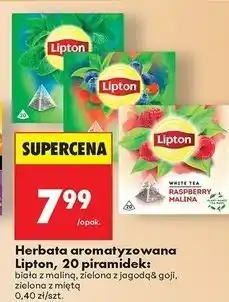 Biedronka Herbata z nutą mięty Lipton oferta