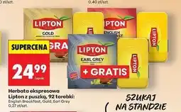 Biedronka Herbata Lipton Daring English Breakfast oferta