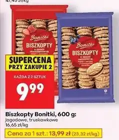 Biedronka Biszkopty jagodowe Bonitki oferta