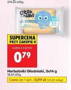 Biedronka Herbatniki Głodniaki oferta
