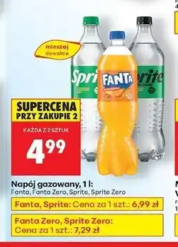 Biedronka Napój Sprite Zero oferta