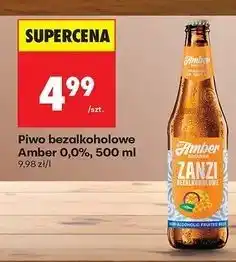 Biedronka Piwo Amber Zanzi oferta