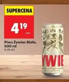 Biedronka Piwo Żywiec Białe oferta