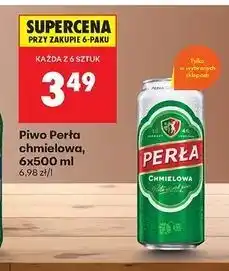 Biedronka Piwo Perła Chmielowa oferta