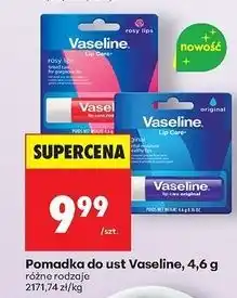 Biedronka Pomadka do ust rosy Vaseline oferta
