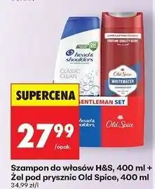 Biedronka Szampon do włosów + żel pod prysznic Head&Shoulders Old Spice Whitewater oferta