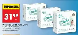 Biedronka Pieluchy 5 junior Dada Pure Care oferta