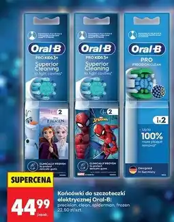 Biedronka Końcówki do szczoteczki precision clean Oral-B Pro oferta