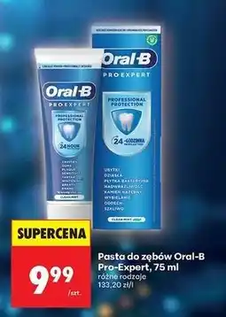 Biedronka Pasta do zębów deep clean Oral-B Pro-Expert oferta
