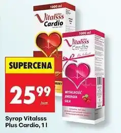 Biedronka Suplement diety dla kobiet Vitalsss Plus Cardio oferta