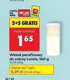 Biedronka Wkład parafinowy 160 g Lumia oferta