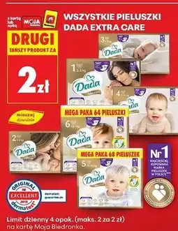 Biedronka Pieluchy 3 Dada Extra Care oferta