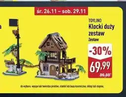 ALDI Klocki zestaw duży stajnia Toylino oferta