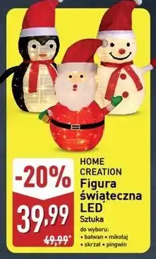 ALDI Figurka pingwin led Home Creation oferta