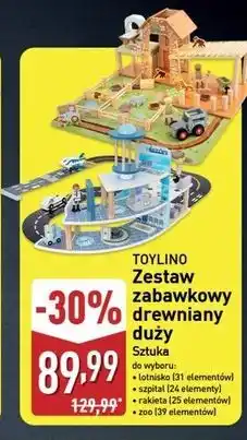 ALDI Zestaw drewniany rakieta Toylino oferta