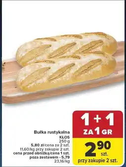 Carrefour Market Bułka rustykalna Kłos oferta