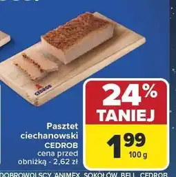 Carrefour Market Pasztet ciechanowski CEDROB oferta