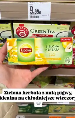Intermarche Herbata zielona z nutą pigwy Lipton oferta