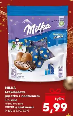Kaufland Czekoladowe jajeczka z nadzieniem różne rodzaje Milka oferta