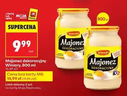 Biedronka Majonez dekoracyjny 800ml Winiary oferta