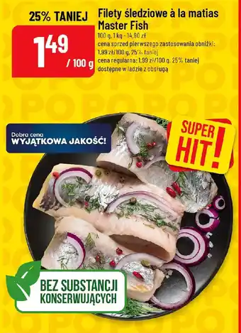 Filety śledziowe à la matias Master Fish