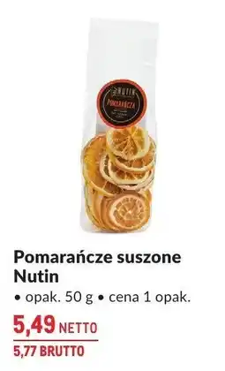 Makro Pomarańcze suszone Nutin oferta