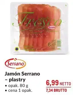 Makro Jamón Serrano plastry oferta