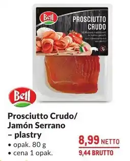 Makro Prosciutto Crudo / Jamón Serrano plastry Bell oferta
