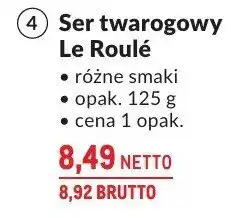 Makro Ser twarogowy Le Roulé różne smaki oferta