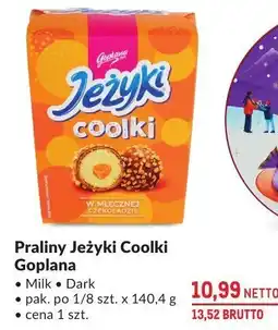 Makro Praliny Jeżyki Coolki Goplana Milk & Dark oferta