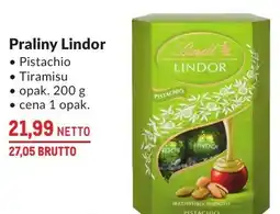 Makro Praliny Lindor Pistachio Tiramisu Lindt oferta