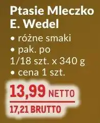 Makro Ptasie mleczko E. Wedel różne smaki oferta