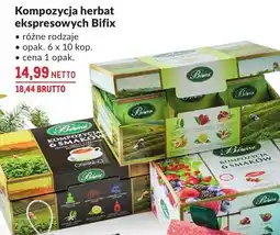 Makro Kompozycja herbat ekspresowych Bifix różne rodzaje oferta
